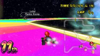 MKWii Custom Track  GBA Rainbow Road made by NiAlBlack RC2 [upl. by Bearce]