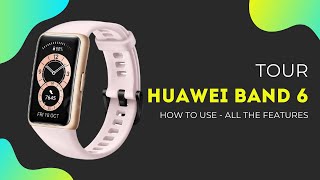 How to Use Huawei Band 6  Beginners Guide [upl. by Kreiner]