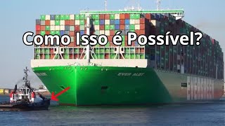 Como Pequenos Rebocadores Movem Navios GIGANTES [upl. by Almap]