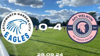 WELWYN CRUISE TO WIN FIRST HALF FLURRY OF GOALS  Letchworth GC Eagles vs AFC Welwyn highlights [upl. by Beuthel]