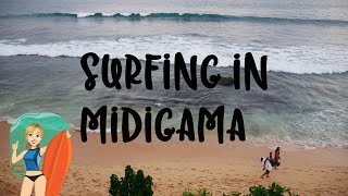 Surfspots in Sri Lanka  Surfing in Midigama  South Coast of Sri Lanka [upl. by Kcirrej]