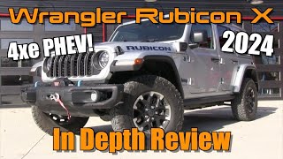 2024 Jeep Wrangler Rubicon X 4xe Start Up Test Drive amp In Depth Review [upl. by Hoxie]