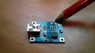 Charging a Lithium 18650 Cell using the TP4056 [upl. by Anada]