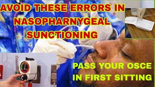 AVOID THESE ERRORS IN NASOPHARYNGEAL SUNCTIONING [upl. by Durgy251]