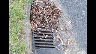 Another rainy day clearing some drains in my neighbourhood [upl. by Bicknell]