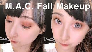 MAC Fall Makeup Demo  マックの秋ルック [upl. by Nehgem233]