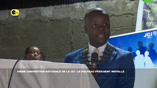 34ème convention nationale de la JCI  Le nouveau président installé [upl. by Yunick899]