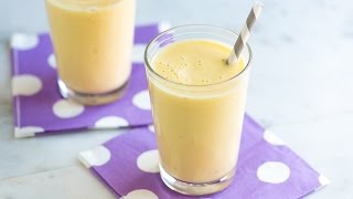 Easy 5 Minute Banana Smoothie Recipe [upl. by Alrich150]