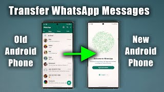 How To Transfer WhatsApp Messages from Old Android to New Android Phone Free and Fast [upl. by Gerfen]