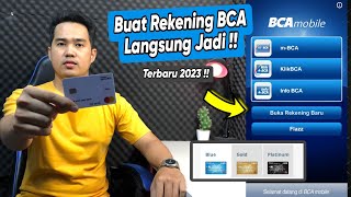 Cara Buka Rekening BCA Online Tanpa ke Bank  Langsung Jadi [upl. by Reni]