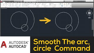 AutoCAD How to smooth the arc circle If the Circle or Arc shows like Polygon [upl. by Asehr]