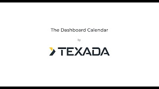 Texadas Dashboard Calendar [upl. by Stochmal656]