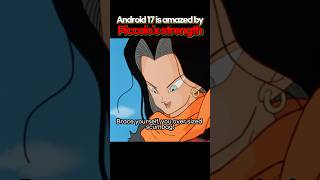 Android 17 is amazed by Piccolo’s strength  Dragon Ball Z [upl. by Marchese]