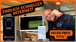 🚀schnelles Internet im Wohnwagen  Wohnmobil mit dem mobilen Internet von Starlink besser als LTE [upl. by Ennaerb783]