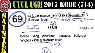 pembahasan soal UTUL UM UGM 2017 saintek gel I kode 714 biologi no 69 hormon pengatur kadar g [upl. by Anon]