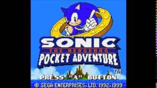 Sonic the Hedgehog  Pocket Adventure demo Neo Geo Pocket Color  Vizzedcom GamePlay [upl. by Akeinahs]