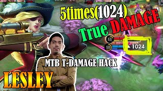 Lesley 5x true damage trick REVEALED  Lesley Gameplay lesley lesleytop1global lesleytutorial [upl. by Hakkeber]