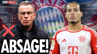 DETAILS zur RANGNICKABSAGE an BAYERN Virgil VAN DIJK vor BAYERNTRANSFER [upl. by Nylikcaj]