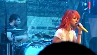 Paramore Ignorance NEW SONG Live  Savemart Center Fresno 051909 [upl. by Orlene]