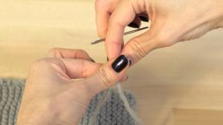 Knitting How to Thread a Darning Needle to Weave in Yarn Ends amp Seam Edges [upl. by Ellehsyt]