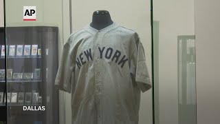 Babe Ruth jersey sells at auction for 241 million [upl. by Htur]