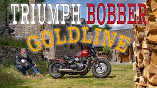 Triumph Bobber Gold Line Review Is this the COOLEST motorcycle money can buy THE Modern Classic [upl. by Elenore856]