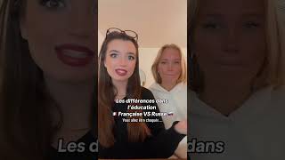 Les différences dans léducation 🇫🇷 France VS Russie 🇷🇺 [upl. by Ianthe]