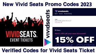 Vivid Seats Promo Code 2023  Promo Code for Vivid Seats Tickets  30 Off [upl. by Rufford]