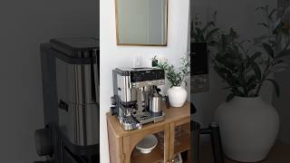 Setting up my new espresso machine ☕️ espresso coffee asmr satisfying latte unboxing kitchen [upl. by Villada]