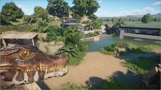 🐊Modern Cuviers dwarf caiman habitat  Quaco Zoo  Planet Zoo  speedbuild 🌻 [upl. by Taber477]