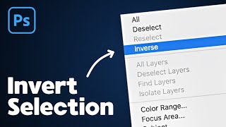 How to Invert Selection in Photoshop [upl. by Rafaelia]