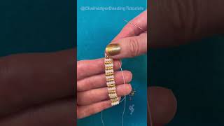 make a beaded ring in 48 seconds [upl. by Aisayt834]