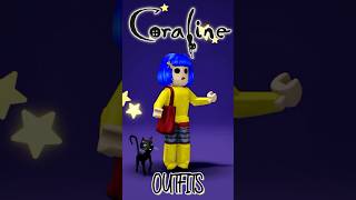 CORALINE OUTFITS shorts robloxshorts coraline coralinejones robloxhalloween robloxavatar [upl. by Airdnalahs383]