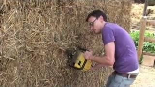 Build a shed from straw bales [upl. by Nylrebmik362]