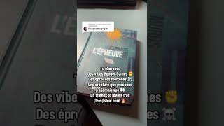 Une dystopie avec des vibes de Hunger Games  roman dystopie booktube slowburn [upl. by Iborian727]