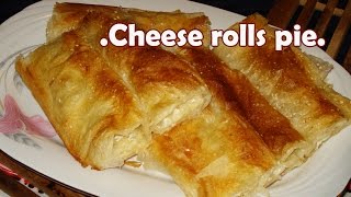 Cheese rolls pie easy  Plăcintă cu brânză simpla  Savijača sa sirom  Савијача са сиром [upl. by Ches]