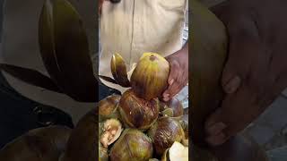 Palmyra Palm Fruit Cutting  Mumbai Street Food foodindia mumbaistreetfood [upl. by Deane376]