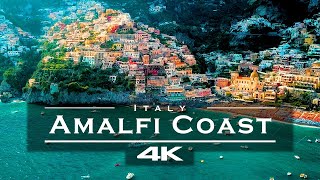 Amalfi Coast Italy 🇮🇹  by drone 4K [upl. by Haropizt]