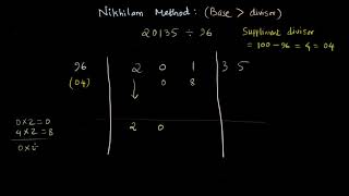 Division using vedic math Nikhilam 3  Unit 12  UP math class 7  Khan Academy [upl. by Rosane946]