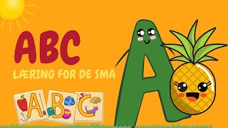 ABC for børn  Dansk alfabet til børn  Læring for små børn [upl. by Niroc420]