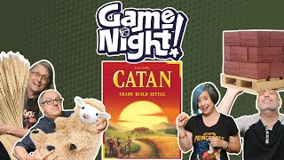 Catan  GameNight Se10 Ep6  How to Play and Playthrough [upl. by Enra807]