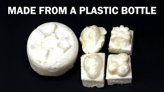 Turning a plastic soda bottle into foam [upl. by Sheffy]