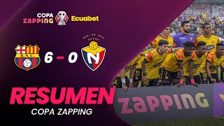 Barcelona SC 6  0 El Nacional  CopaZapping primera edición [upl. by Obocaj]