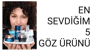 FAVORİ GÖZ KREMLERİM amp TOP 5 myfavoriten top5 eyecream lancome biotherm bepanthen [upl. by Nnylhsa]