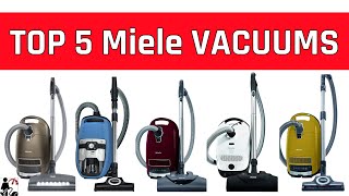 Top 5 Best Miele Vacuum Cleaners [upl. by Arlie268]