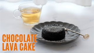 Air fryer and oven recipe Molten CHOCOLATE LAVA CAKE  6 ingredients  Useful pointers to note [upl. by Kemble]