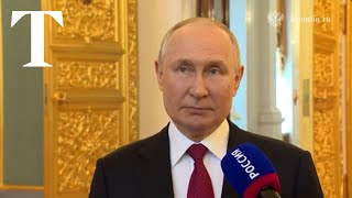 Putin reacts to quotgreat friendquot Berlusconis death [upl. by Emorej]