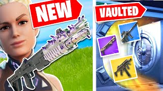 Every CHAPTER 3 SEASON 4 New Gun Change  Vaulted Unvaulted and NEW Fortnite [upl. by Sawyor789]