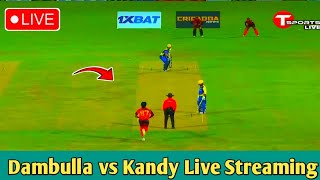 🔴 TSports Live  GTV Live Cricket Match Today  Dambulla vs Kandy Match Live Streaming Today [upl. by Seftton]