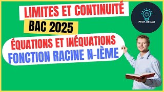 Résoudre Les Équations Et Inéquations avec racines nièmes [upl. by Niak]